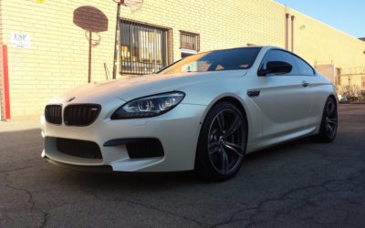 2013 BMW M6 Wrapped in Satin Pearl White by DBX