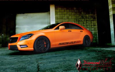 2012 MERCEDES BENZ CLS550 AMG WRAPPED IN SATIN ORANGE by DBX