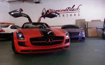 Mercedes Benz SLS63 Wrapped in Ultra Matte Red by DBX – 2013 Wrap Like a King Challange Winner AKA “King of the Wraps”