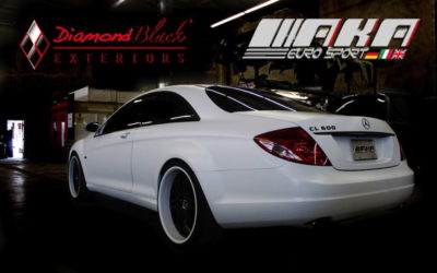 2008 Mercedes Benz CL600 Wrapped In Matte/Satin White