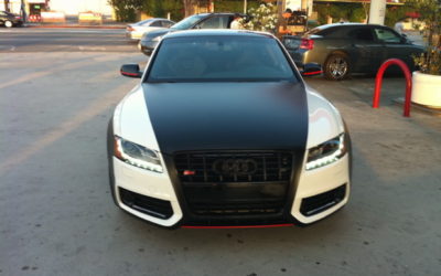 Audi S5 Roof Custom two Tone wrap