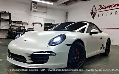 2013 Porsche Carrera 911 S Wrapped in Satin Pearlescent White by DBX