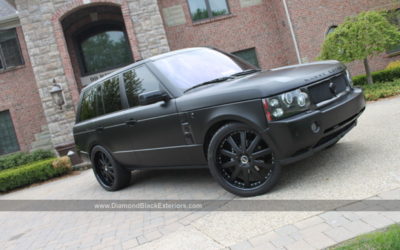 2009 Range Rover Supercharged Wrapped in Matte/Satin Black
