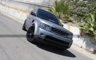 2011 Range Rover Sport Wrapped in matte silver grey by DBX