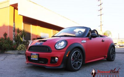 2013 Mini Cooper (John Cooper Edition) Convertible Wrapped in Ultra Matte Red by DBX