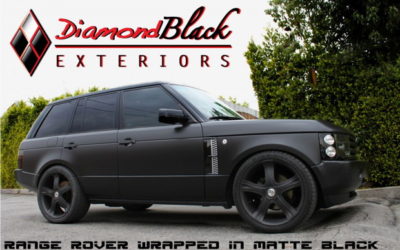 RANGE ROVER HSE WRAPPED IN MATTE BLACK