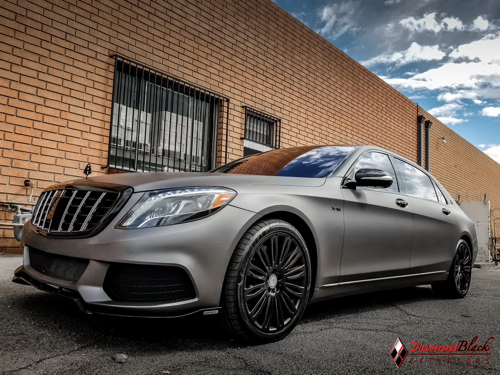 Mercedes Benz Maybach S600 V12 Wrapped in Charcoal Matte Metallic AKA "Frozen Grey" By DBX ...